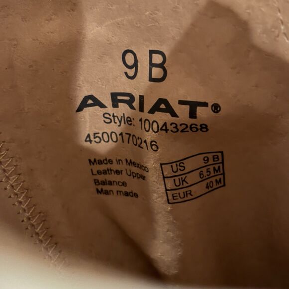 New ARIAT WOMEN'S 9 B WHITE LEATHER CASANOVA WESTERN BOOTS SNIP TOE Cowboy Rodeo - Picture 9 of 11